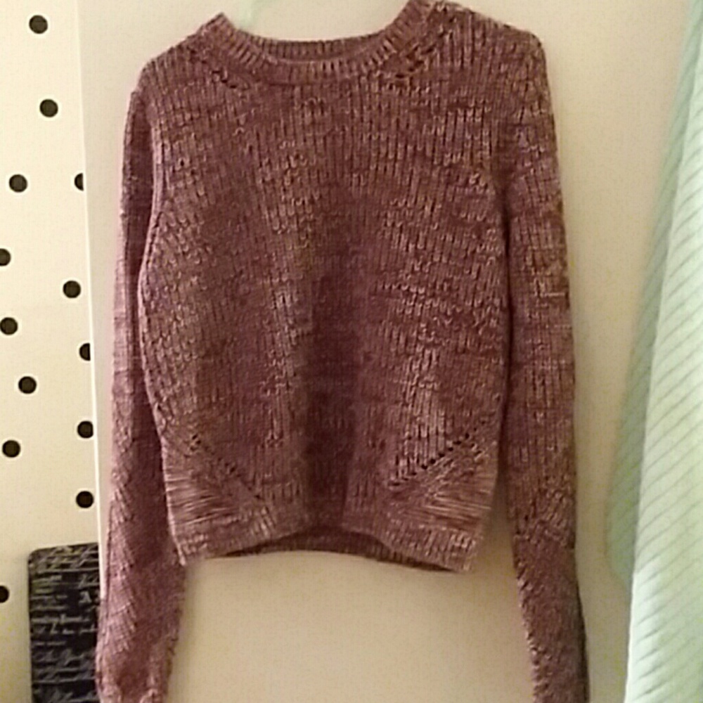 Burgundy sweater